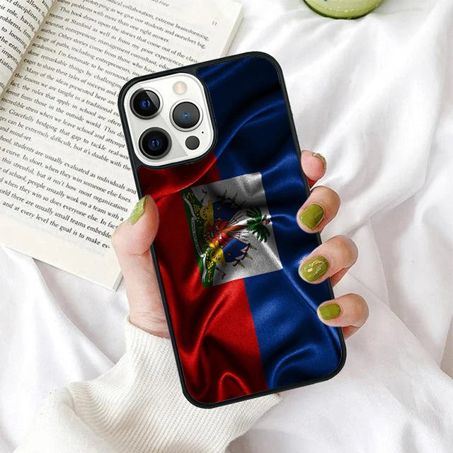 Haiti Haitian Flag Phone Case for iPhone 17 Air 16 PRO MAX 15 14 PLUS 11 12 13 Back Cover Fundas Shell