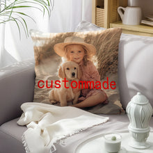 Custom Picture Printed Cushion Cover Pet Personal Life Photos Pillow Cover Custom 100% Polyester Pillowcases In Various Sizes