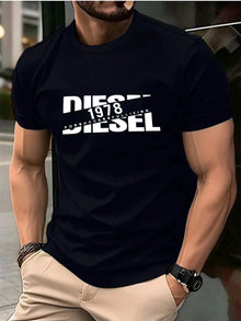 New Trend Polyester Short Sleeve Tee For Men And Women Black