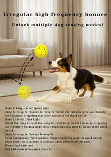 Pet Smart Dog Toy Ball ETPU Popcorn Jumping Dog Toy Ball Has Multiple Functions Such As Bouncing And Spinning