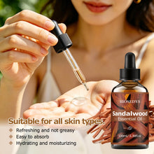 HUILE ESSENTIELLE DE SANTAL, huile de massage hydratante et nourrissante adaptée aux soins de la peau, à la parfumerie, au massage et à tous les types de peau.