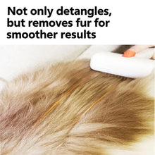 New 2-in-1 Pet Hair Comb One-click Self Cleaning Dematting Combs Hair Removal Smooth Pet Grooming Brush For Dogs Cats