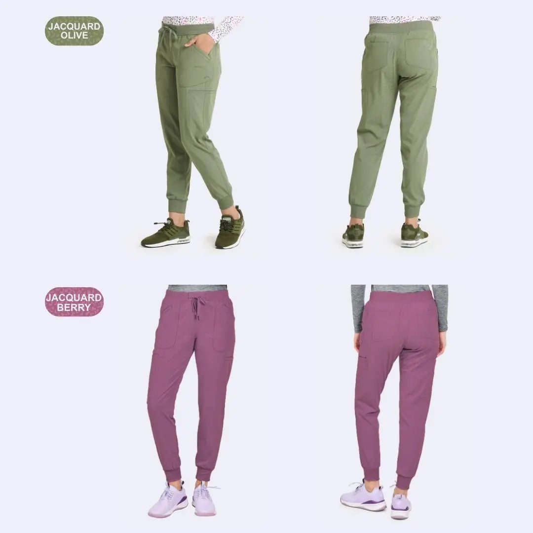 Ava Therese Sheba Jacquard Pant Medical Uniform - 3070 (Inseam length 29“）