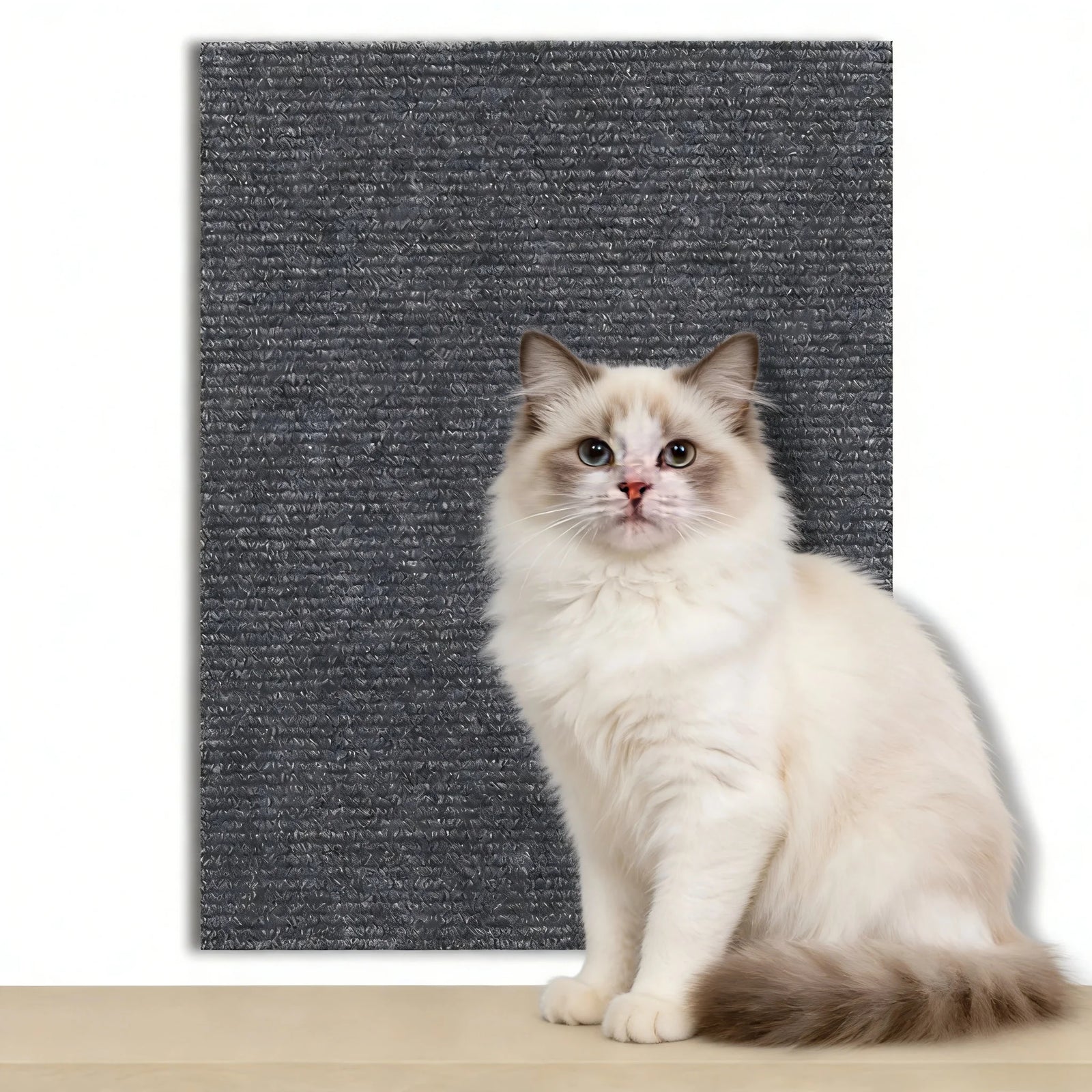 60x200cm Self-adhesive Cat Scratcher Sofa Protector Cats Scratcher Pad Board Protection Trimmable Carpet DIY Cat Scratch Mat