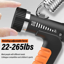 10-120Kg Adjustable Heavy Hand Grip Exercise Strengthener Gripper Finger Expander Arm Wrist Trainers Fitness For Muscle Building