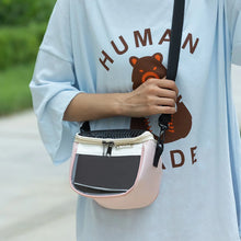 1PC Small Pet Travel Carrier Bag Breathable Mesh Top Clear Window Hamster Squirrel Parrot Outdoor Crossbody Shoulder Pouch Units