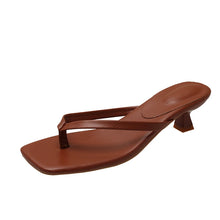 Summer Women Clip Toe Slippers Comfort Low Heel Slides Shoes Ladies Casual Dress Street Style Sandalis