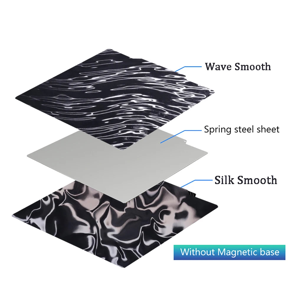 Pei Texture Sheet 235x235 For Ender 3 Elegoo Neptune 4 Pro Pet Peo Pey Magnetic Build Plate Sping Steel 3d Printer Heated Bed
