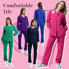 New Scrub Suit Medical Surgical Gown Stretch Tops High Quality Scrub Jacket Medicals Scrubs Uniforms Wholesale Nurse Long Sleeve