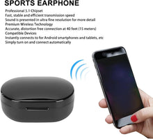 A6S Wireless Bluetooth Earphones Touch Control Sport Headset LED Display Stereo Sound For Mobile Phones