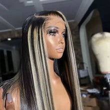 1B/27 Highlight Blonde Lace Front Wig Human Hair 13x6 Wig Human Hair Black and Blonde Lace Front Wigs Human Hair PrePlucked 200%