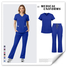 New Hospital Doctor Scrubs Set Nurse Accessories Beauty Spa Pet Workwear Women Medical Surgical Uniform Dental Clinic Clothes