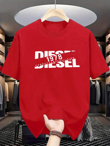 New Trend Polyester Short Sleeve Tee For Men And Women Black
