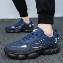 2026 New Men Chunky Sneakers Breathable Mesh Cushion Casual Trainers Platform Walking Shoes Fashion Sport Running Footwear