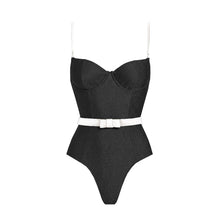 Printed One Piece Swimsuit With Skirt Strappy Bandeau Women