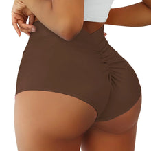 Womens Booty Shorts High Waist V Back Scrunch Workout Yoga Gym Shorts Dance Fitness Running Hot Pants Butt Lifting Rave Bottoms