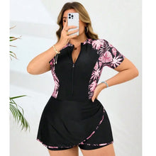 Plus Size High Waist Push Up Bikini Swimsuit Set For Women