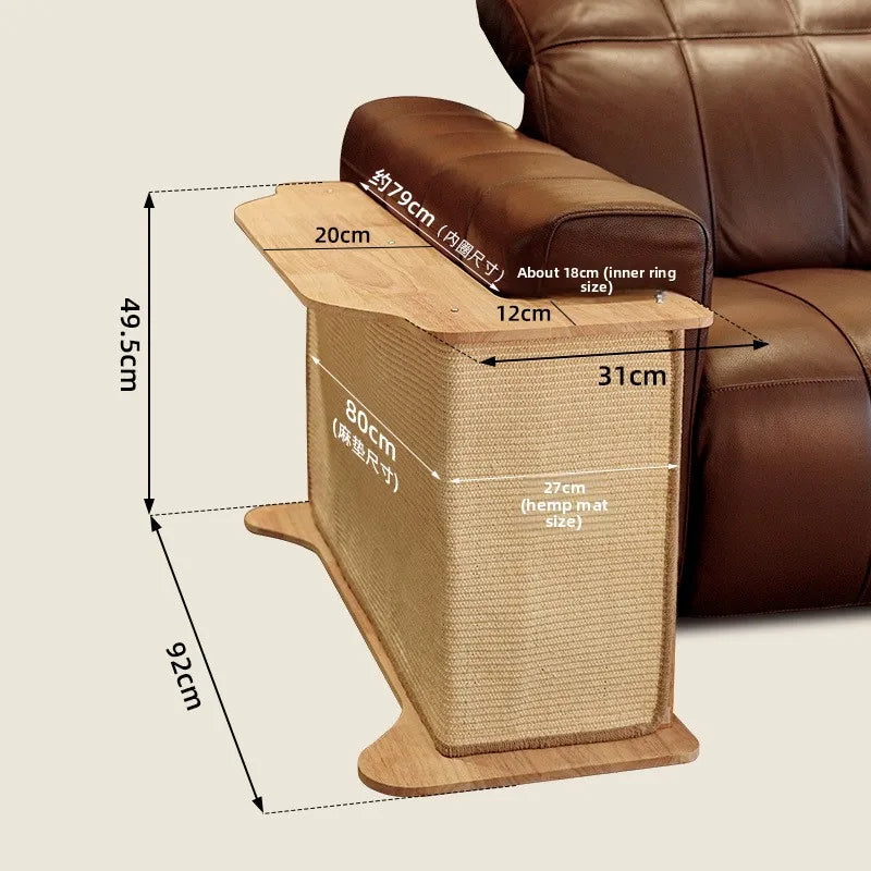 Durable Sofa Arm Cat Scratcher Guard Large Pet Safe Family Kitten Play Mat Cat Scratcher Cat Toys Cat Scratch Board Pets