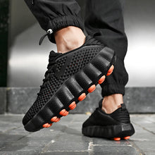 Men Breathable Running Sneaker Platform Walking Shoes Massage Sole Non Slip Lightweight Woman Outdoor Daily Fitness Casual Shoes