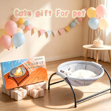 Cat Bed Stable Structure Detachable Excellent Breathability Easy Assembly Indoors Outdoors Free-Standing Sleeping Pet Hammock