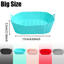 Doublures en silicone pour friteuse à air, gadgets de cuisine pour panier de friteuse à air, plateau de cuisson réutilisable, moule à pizza antiadhésif, accessoires de cuisine pour four