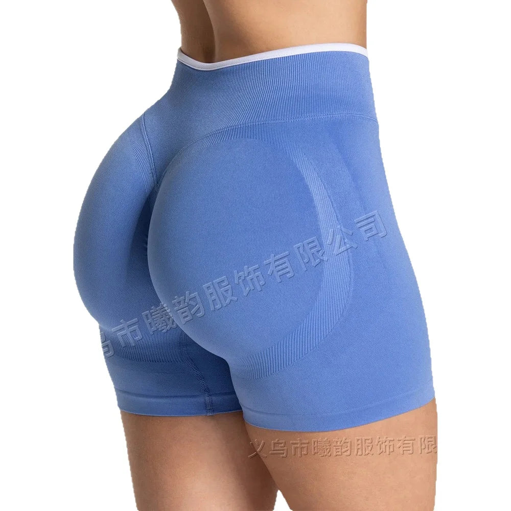 Seamless Yoga Shorts For Women Quick Dry Nylon Fitness Gear