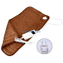 T21C Electric Blanket Throw Heated Blanket Flannel Fast Heating Heating Pad Washable Auto Shut Off Heat Shoulder Wrap