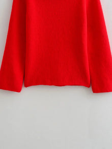 HH Women Fashion Solid Off Shoulder Sweater Long Sleeve Knitted Pullover Sweater Autumn Female Casual Knitwear Chic Top
