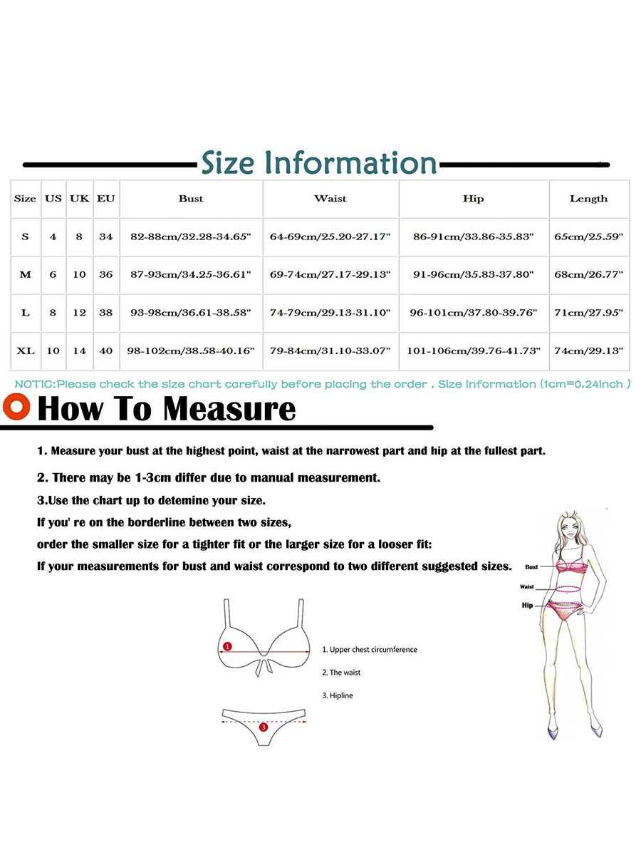 White Knot Front Tie Bikini Set 2 Piece Swimsuit For Women
