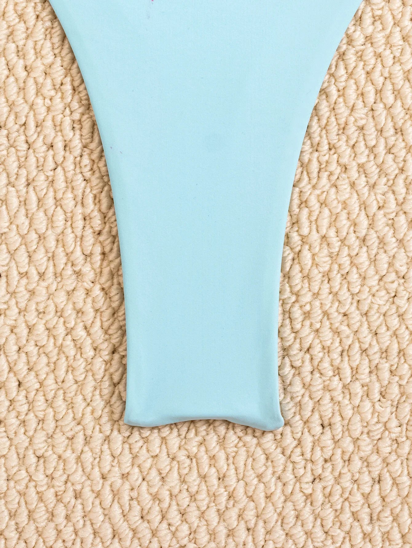 Sky Blue Starfish Thong Bikini Set Push Up Bandeau Two Piece