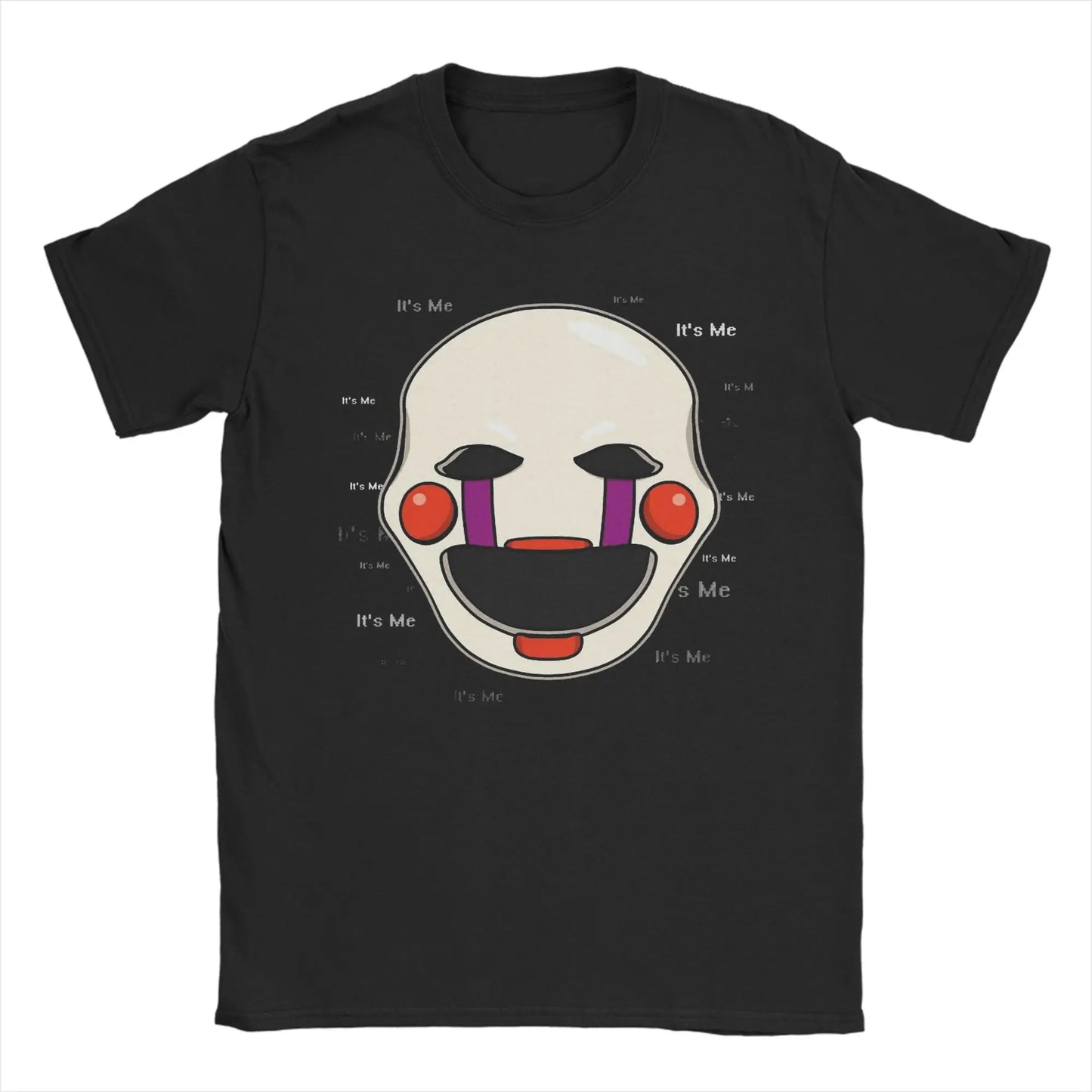 Men's T-Shirt FNAF At Freddys Amazing Cotton Tee Shirt Short Sleeve  T Shirts Crewneck Tops Plus Size