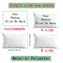Custom Picture Printed Cushion Cover Pet Personal Life Photos Pillow Cover Custom 100% Polyester Pillowcases In Various Sizes