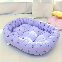 Pet Sofa Bed High Elasticity Thickened Comfort for Small Medium Large Dogs Cats Pastoral Floral 3 Sizes Durable Pet Slleep Mats
