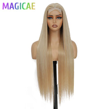 Magicae 36 Inch 4x4 Lace Front Wig Chestnut Brown Ombre