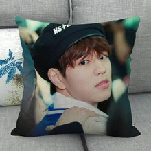 Custom Seungmin Pillowcase Wedding Decorative Cotton Linen Pillow Case For Home Pillow Cover 45X45(One Sides)