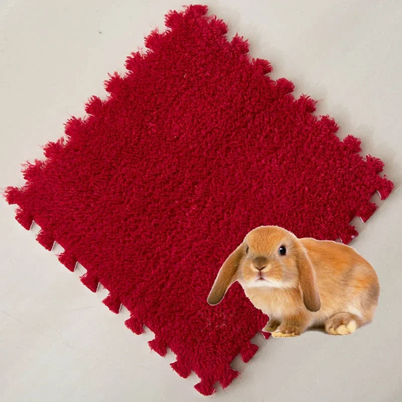 Tapis de cage pour lapin/cochon d'Inde 4/10 pièces, articles pour petits animaux, tapis de litière imperméable et antidérapant, alèse hautement absorbante pour le sommeil des animaux