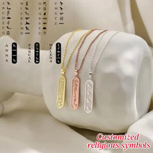 Sipuris Personalized Custom Egypt Symbols Name Necklace Retro Egyptian Hieroglyphs Ancient Egyptian Script Jewellery Gifts