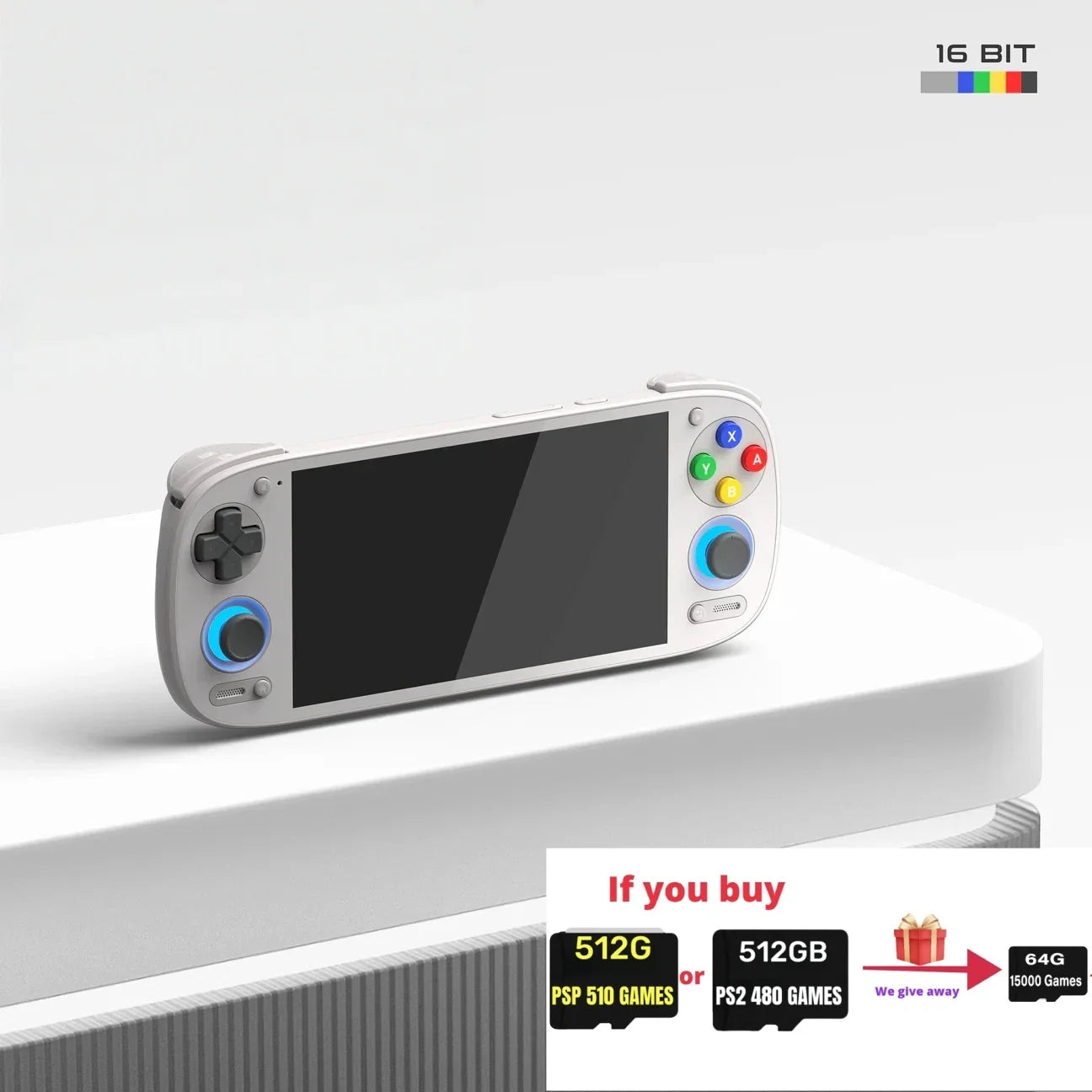 Retroid Pocket 5 RP5 Retro Handheld Game Console Video Game Consoles 5.5 Inch OLED Touch Screen SD865 8+128G Android13 PSP PS2