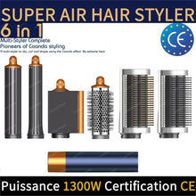 New Multil Hair Styler Auto Curling Dryer Wrap Hot/Cold Air Dryer 1300W Hair Straightener Curling Barrel Brush Salon Hair Dryer
