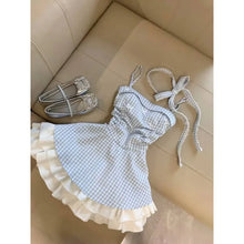 Sweet Princess French Lace Dress Harajuku Gyaru Style Elegant Chic Summer Kawaii 90s Women Fashion Dresses