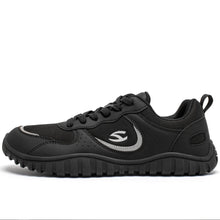 HOBIBEAR Unisex Wide Toe Sneakers Comfortable Walking Shoes Lace Up Outdoor Travel Breathable Running Sneakers