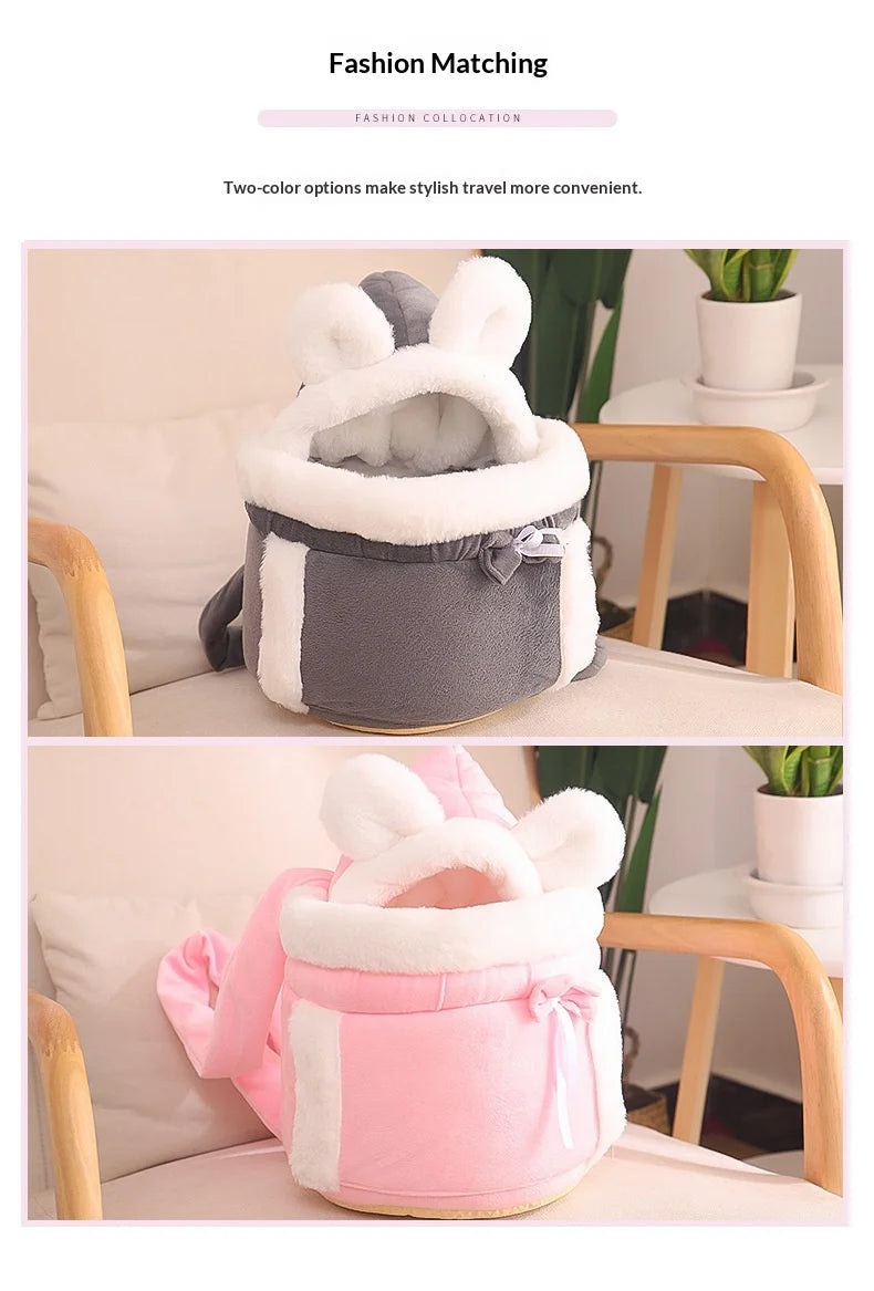 Cat Backpack Carrier with Bed Portable Bubble Window Pet Carrier, Airline Approved Soft-Sided for Small Dog, Travel, Hiking
