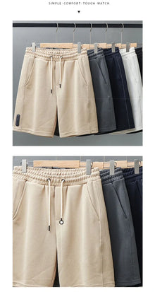 Summer Men's Waffle Y2K Shorts New Korean Fashion Drawstring Baggy Short Pants Fitness Breathable Streetwear Gym Bermuda
