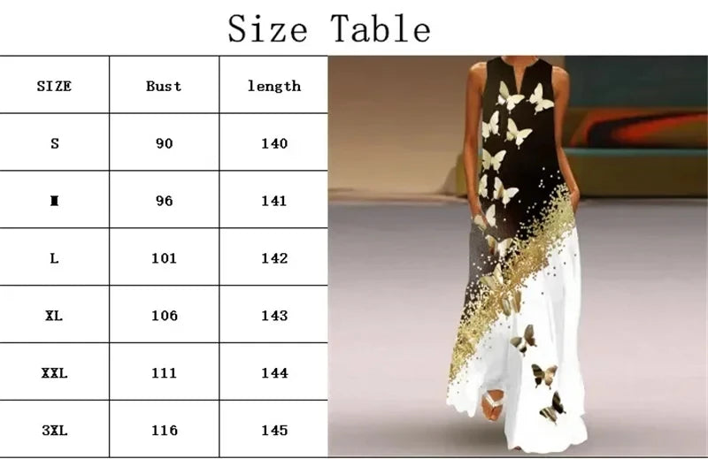 Summer Women Leopard Graphic Print Dress Fashion Elegant Casual V-Neck Sleeveless Tank Long Dresses Ladies Sexy Loose Maxi Dress