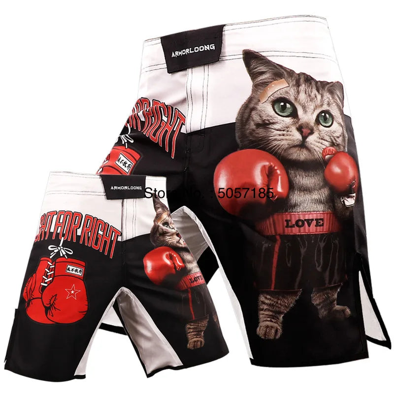 MMA Shorts Jiu Jitsu Muay Thai Fight Shorts Martial Arts