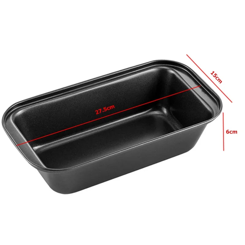 Nonstick Baking Bread Loaf Pan Carbon Steel Toast Bread Pan Tin Kitchen Rectangle Bakeware for Brownies Meatloaf