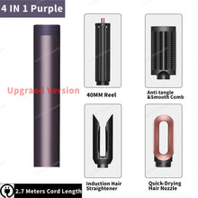 New Multil Hair Styler Auto Curling Dryer Wrap Hot/Cold Air Dryer 1300W Hair Straightener Curling Barrel Brush Salon Hair Dryer