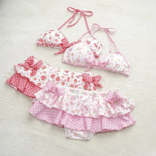 2026 Y2K Lace Up Vintage Bikini Set For Women Beachwear