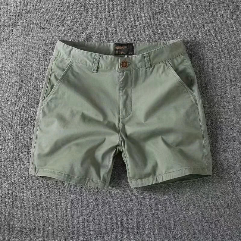 Loose Men's Fashionable High Street Summer Sports Shorts Casual Straight Leg Pants Comfortable Breathable Cotton Blend