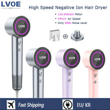 High Speed Anion Hair Dryer Wind 65m/s 1600W 2 Minute Quick Dry Professional Hair Care Negative Ionic Blow Dryer